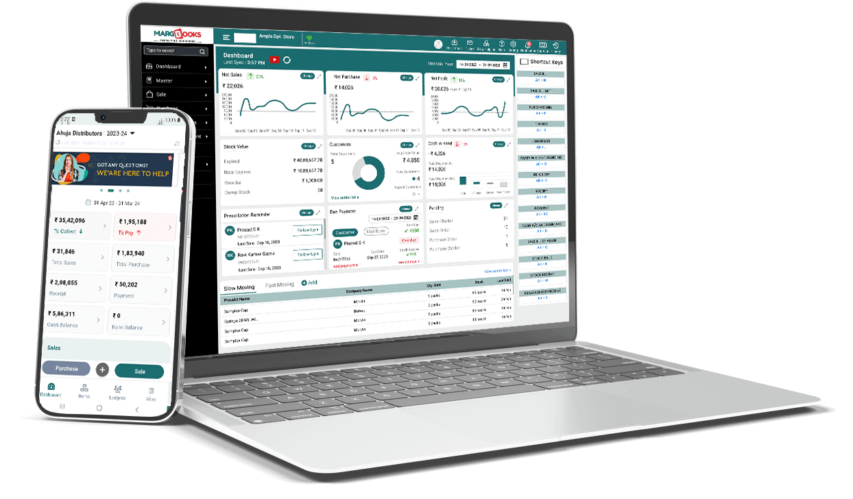 MargBooks Online Software